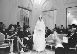 Kouka in a Dior wedding dress - Photographs by Mark Shaw - Dior Glamour